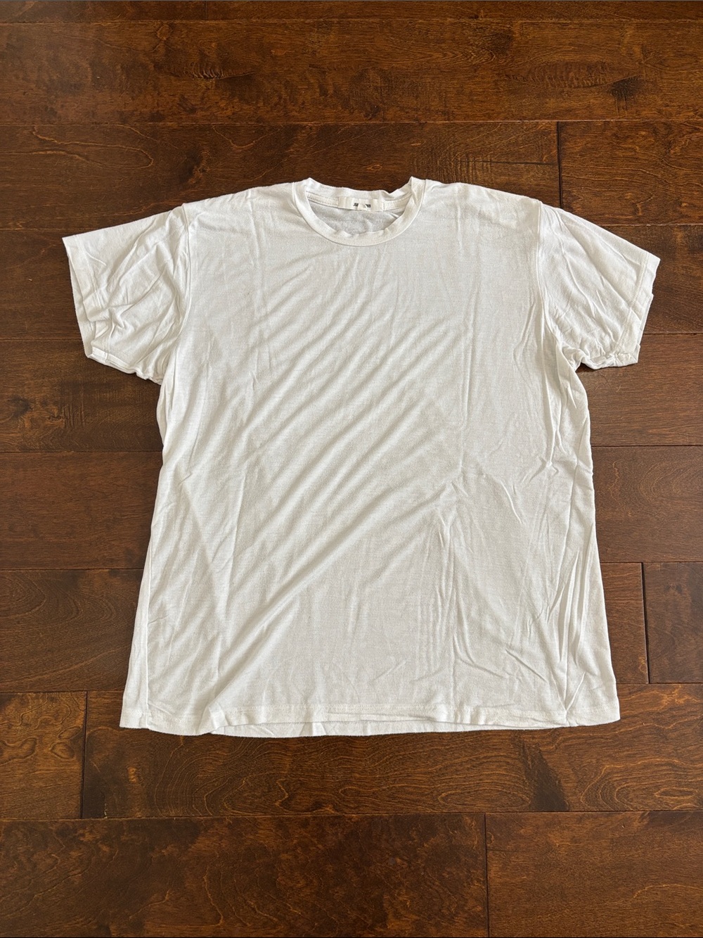 Joah Brown Boyfriend Tee size Small / Medium White Short-Sleeve Crew T-Shirt